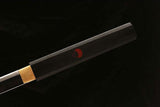 Handmade Anime NARUTO Sasuke Kusanagi-No-Tsurugi Sword Shirasaya Ninja Sword Spring Steel Black Blade - Tophatter Daily Deals