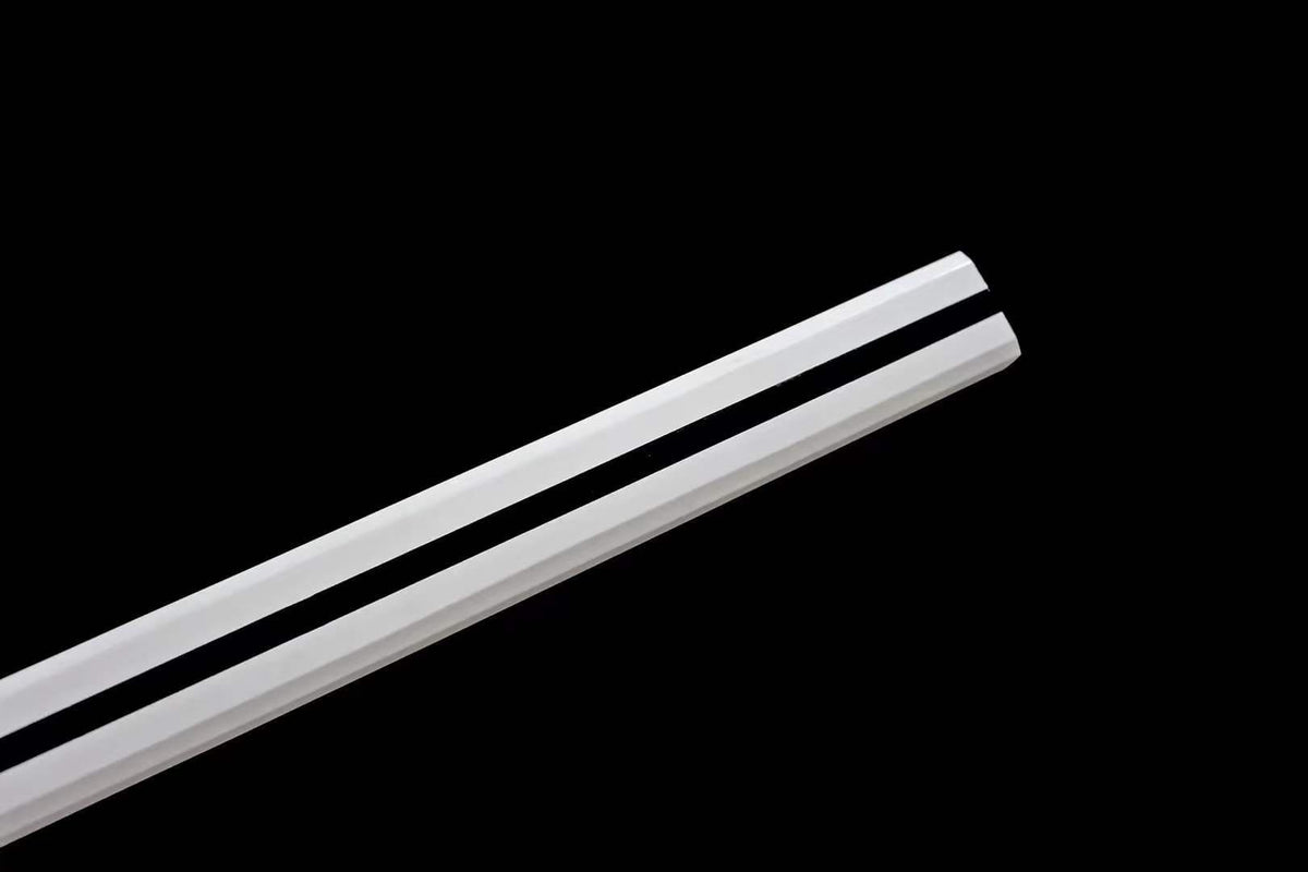 Handmade Anime NARUTO Sasuke Kusanagi-No-Tsurugi Sword Shirasaya Ninja Sword Spring Steel Black Blade - Tophatter Daily Deals
