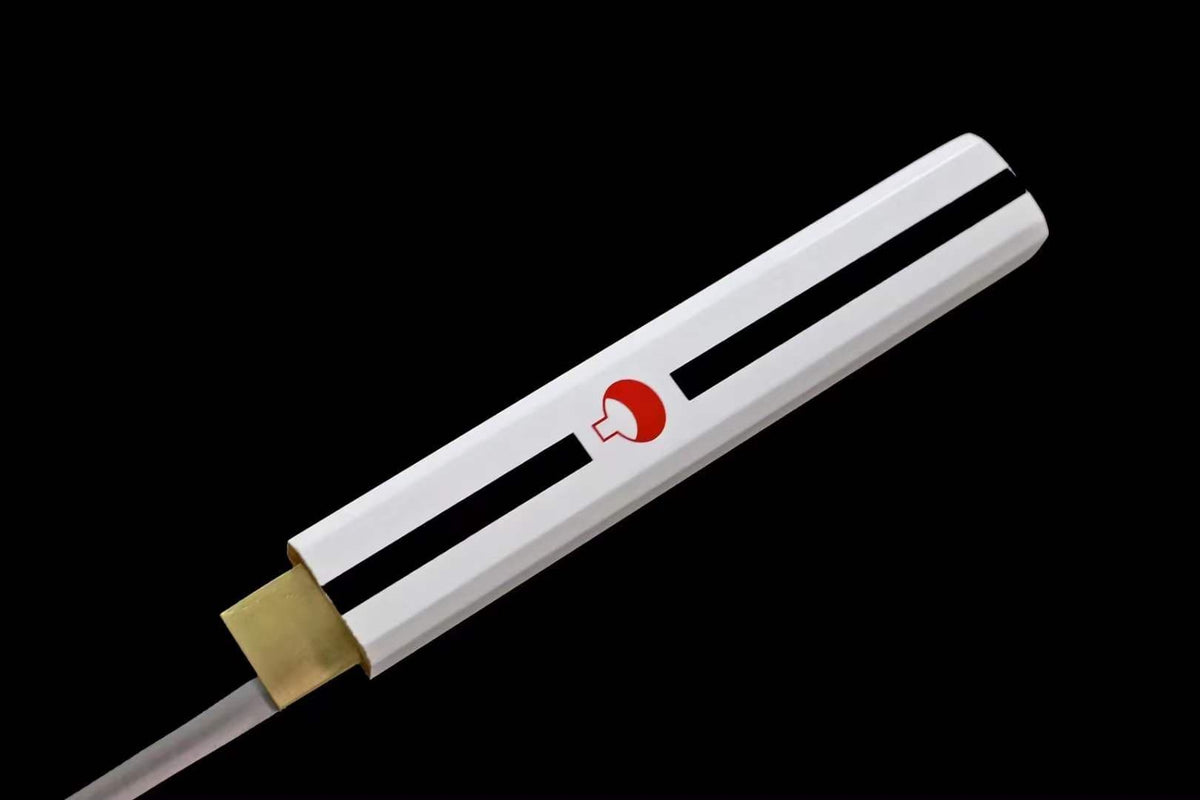 Handmade Anime NARUTO Sasuke Kusanagi-No-Tsurugi Sword Shirasaya Ninja Sword Spring Steel Black Blade - Tophatter Daily Deals