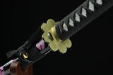 Handmade Anime One Piece Roronoa Zoro's Shusui Katana Sword 1045 High Carbon Steel Red Black Blade - Tophatter Daily Deals