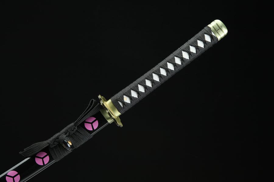 Handmade Anime One Piece Roronoa Zoro's Shusui Katana Sword 1045 High Carbon Steel Red Black Blade - Tophatter Daily Deals