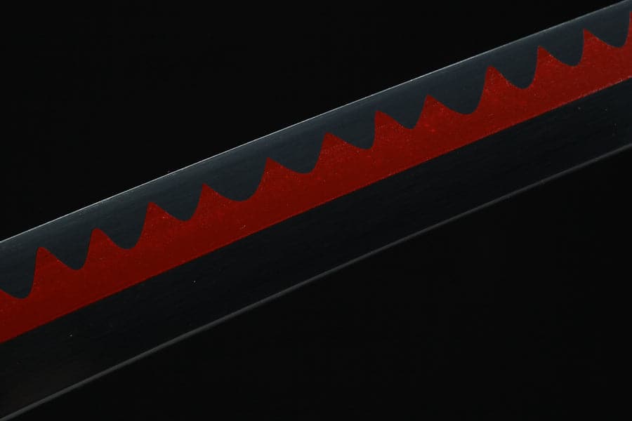 Handmade Anime One Piece Roronoa Zoro's Shusui Katana Sword 1045 High Carbon Steel Red Black Blade - Tophatter Daily Deals