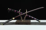 Handmade Anime One Piece Roronoa Zoro's Shusui Katana Sword 1045 High Carbon Steel Red Black Blade - Tophatter Daily Deals