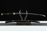 Handmade Anime One Piece Roronoa Zoro's Yubashiri Sword 1045 High Carbon Steel Black - Tophatter Daily Deals