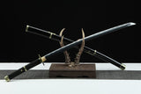 Handmade Anime One Piece Roronoa Zoro's Yubashiri Sword 1045 High Carbon Steel Black - Tophatter Daily Deals