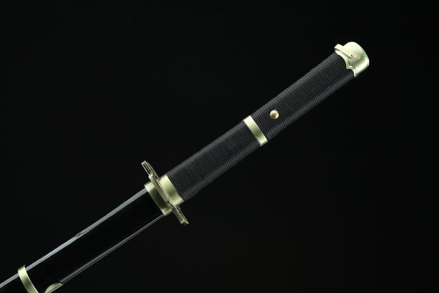 Handmade Anime One Piece Roronoa Zoro's Yubashiri Sword 1045 High Carbon Steel Black - Tophatter Daily Deals
