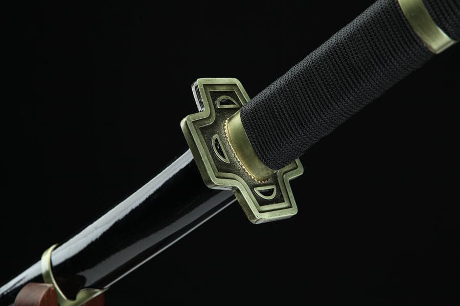 Handmade Anime One Piece Roronoa Zoro's Yubashiri Sword 1045 High Carbon Steel Black - Tophatter Daily Deals
