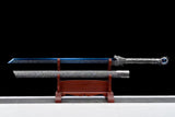 Handmade Ao Tian Manganese Steel Chinese Sword Baked blue engraving - Tophatter Daily Deals
