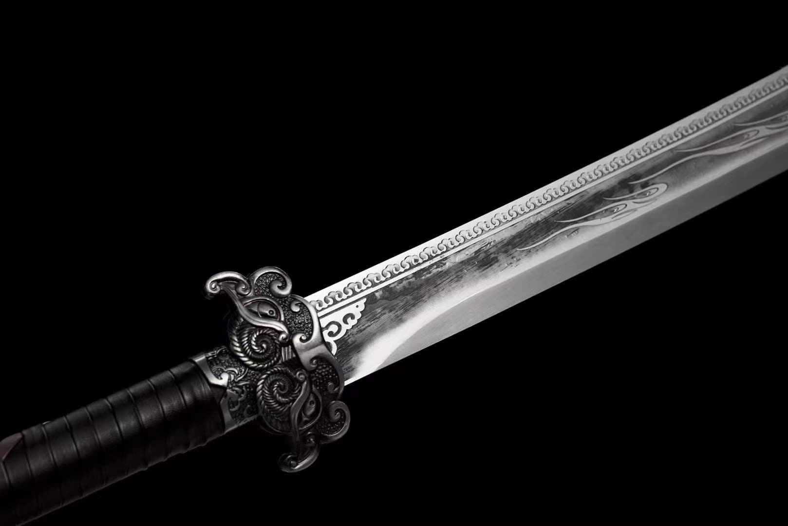 Handmade Beast Demon Oxtail Blade High Manganese Steel Corrosion pattern - Tophatter Daily Deals