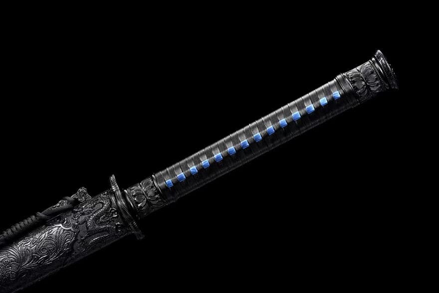Handmade Butterfly Dance High Manganese Steel Chinese Sword With Blue Blade - Tophatter Daily Deals