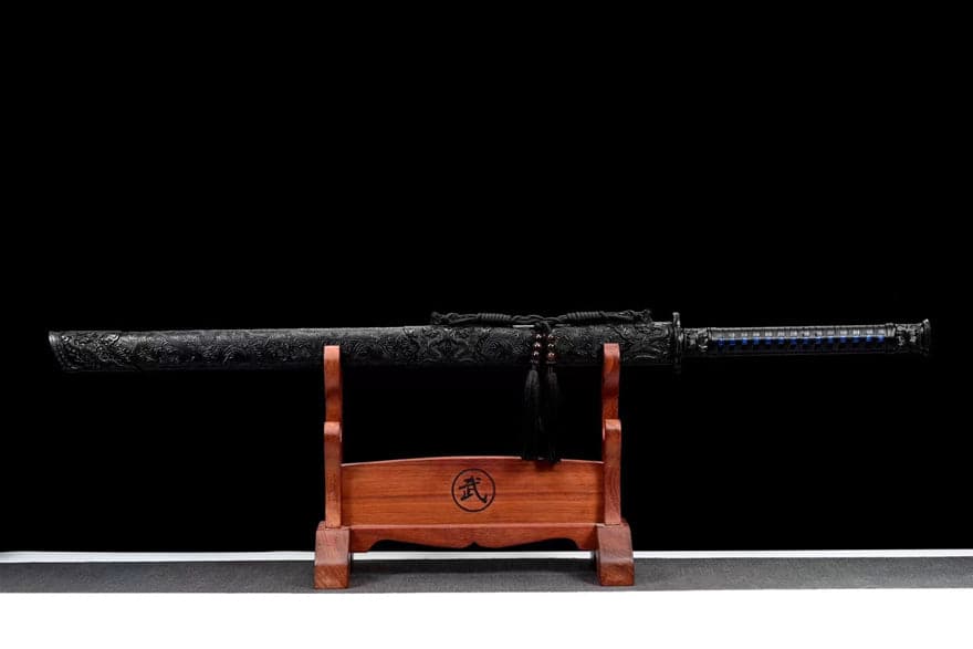 Handmade Butterfly Dance High Manganese Steel Chinese Sword With Blue Blade - Tophatter Daily Deals