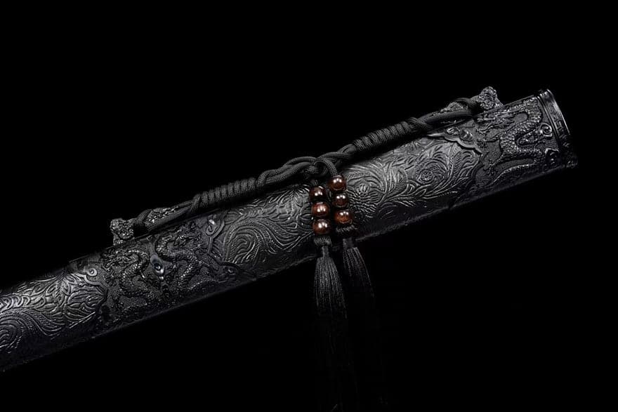 Handmade Butterfly Dance High Manganese Steel Chinese Sword With Blue Blade - Tophatter Daily Deals