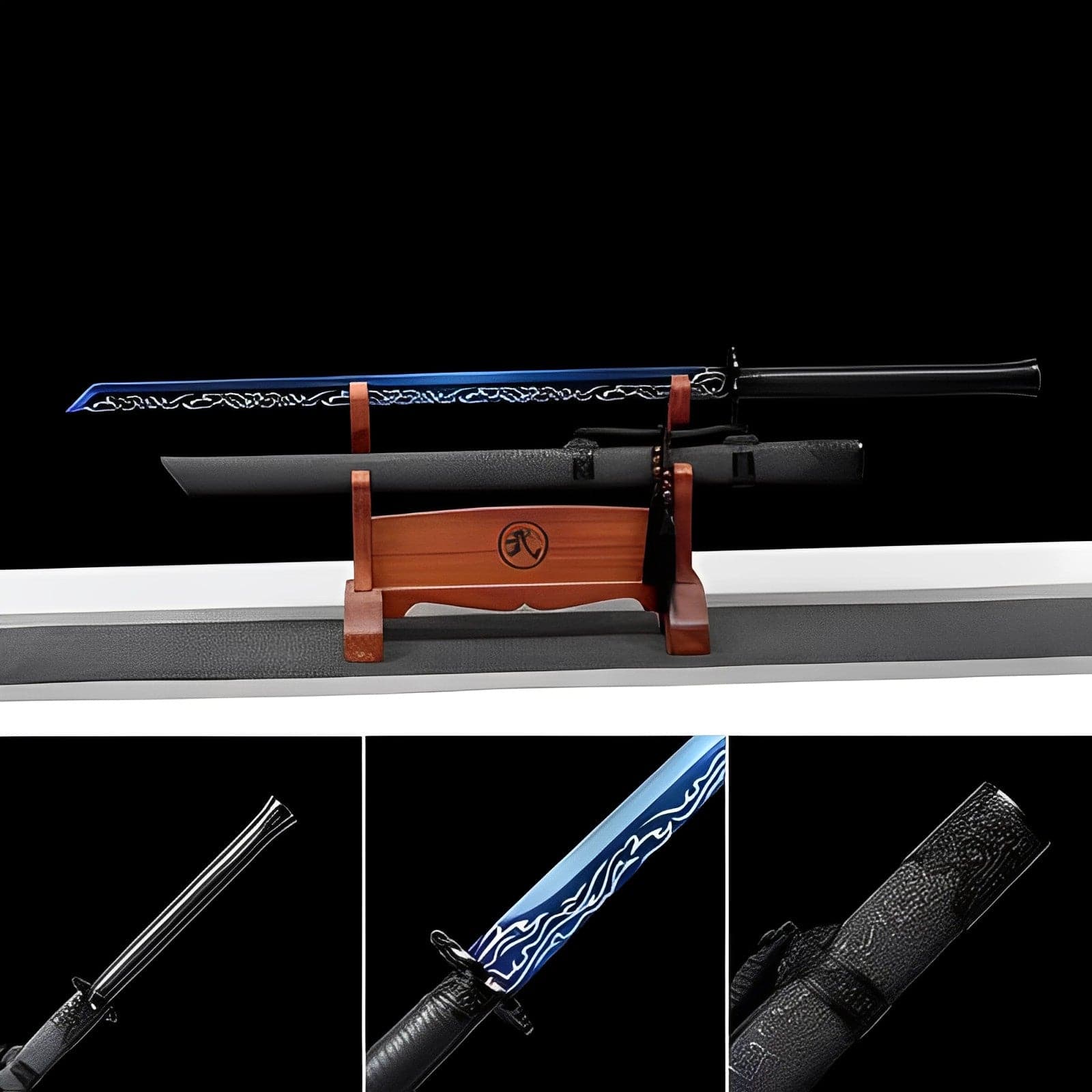 Handmade Corpse Dragon Cold Flame High manganese steel one piece Chinese Sword - Tophatter Daily Deals
