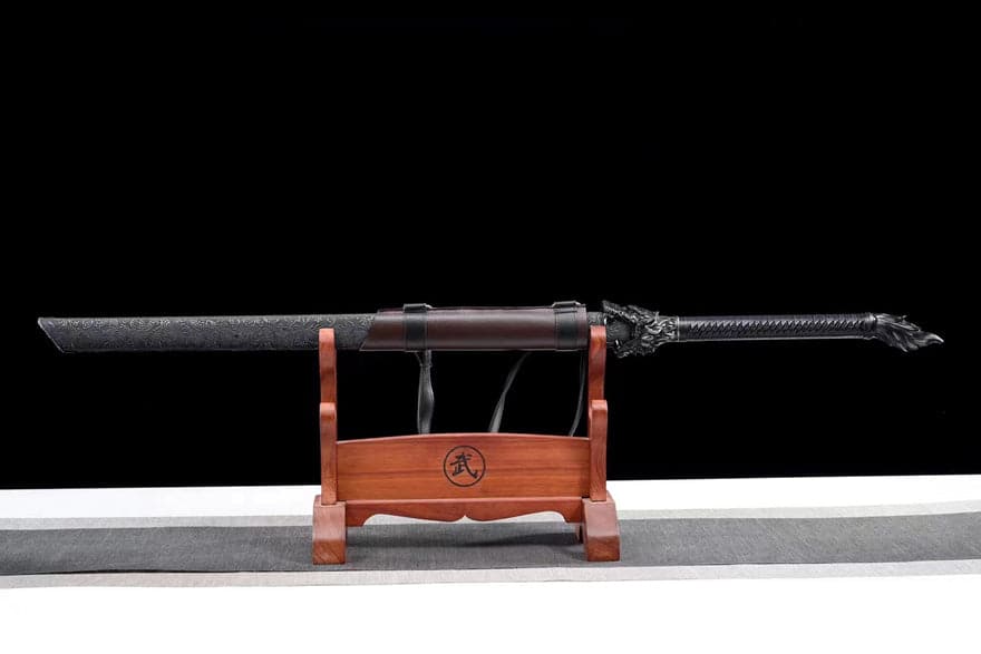 Handmade Coyote Flame High Manganese Steel Chinese Sword - Tophatter Daily Deals