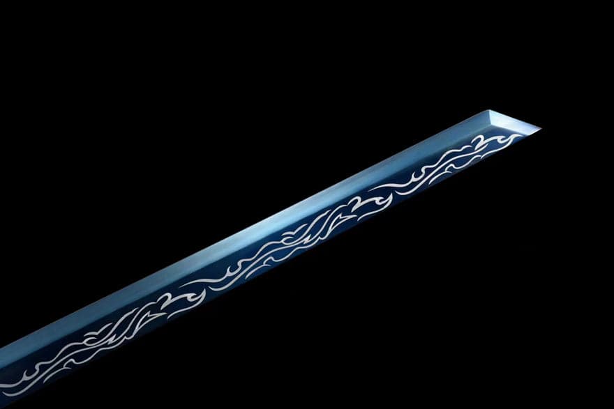 Handmade Coyote Flame High Manganese Steel Chinese Sword - Tophatter Daily Deals