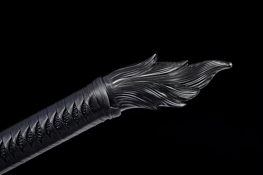 Handmade Coyote Flame High Manganese Steel Chinese Sword - Tophatter Daily Deals