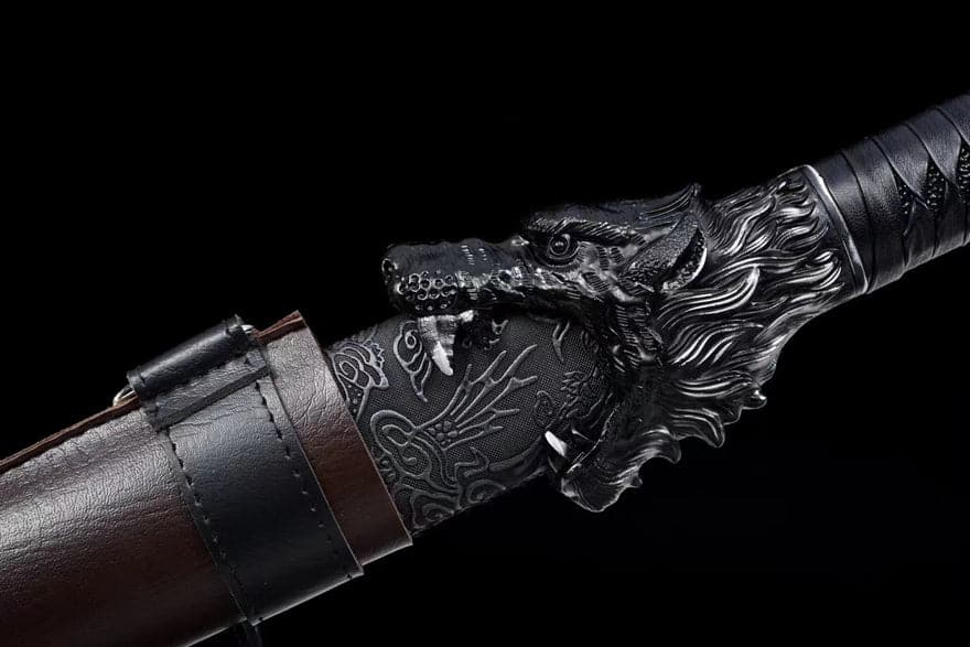 Handmade Coyote Flame High Manganese Steel Chinese Sword - Tophatter Daily Deals