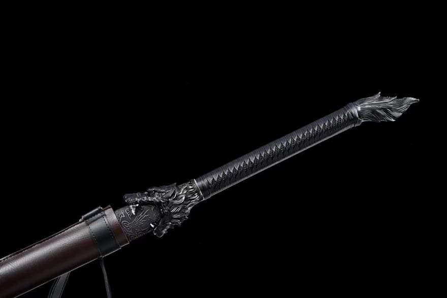 Handmade Coyote Flame High Manganese Steel Chinese Sword - Tophatter Daily Deals