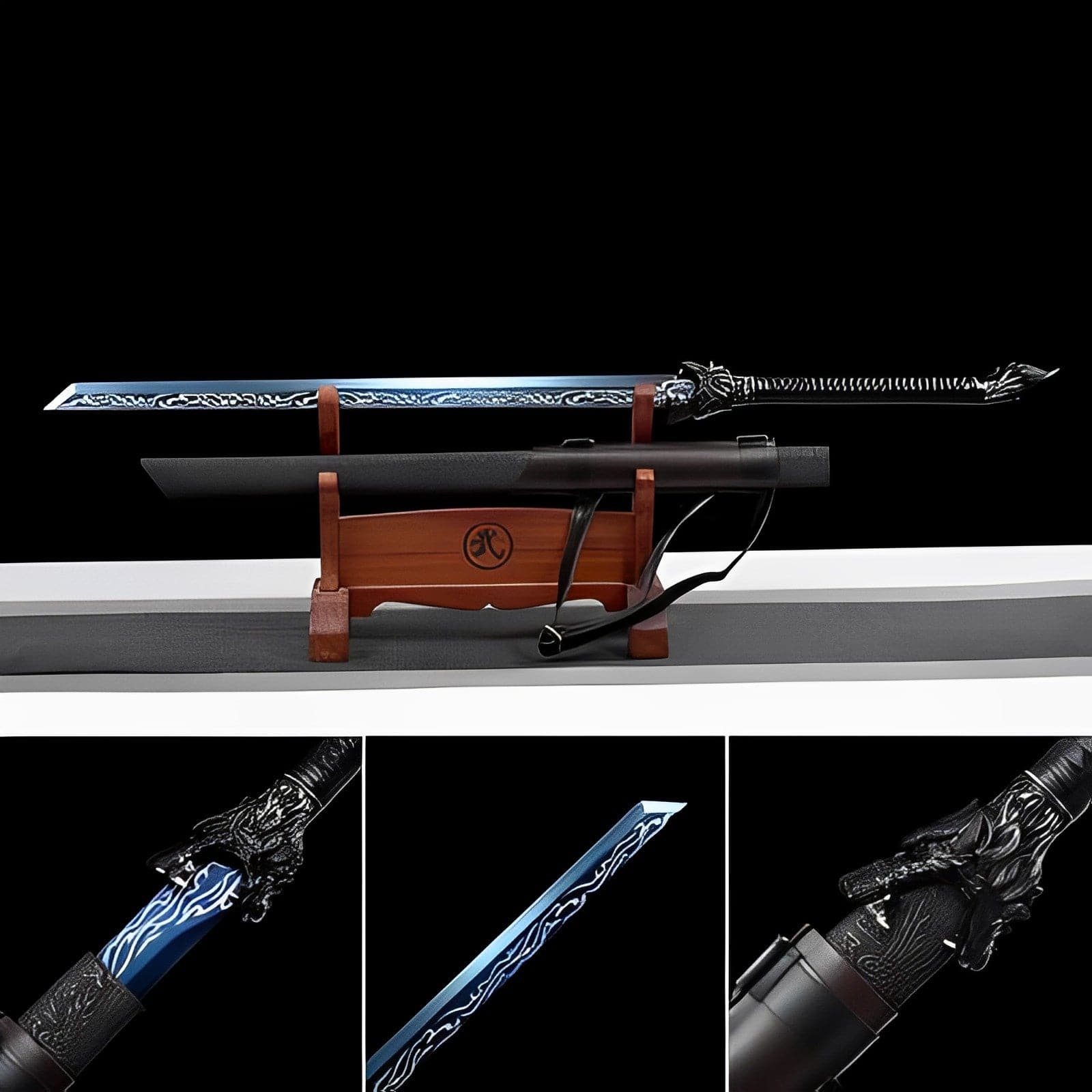 Handmade Coyote Flame High Manganese Steel Chinese Sword - Tophatter Daily Deals