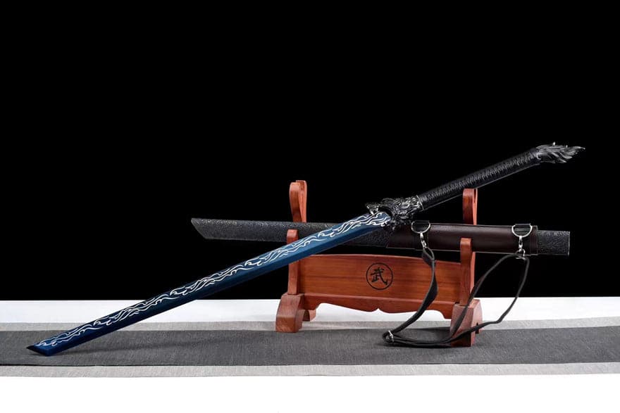 Handmade Coyote Flame High Manganese Steel Chinese Sword - Tophatter Daily Deals