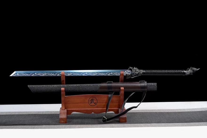 Handmade Coyote Flame High Manganese Steel Chinese Sword - Tophatter Daily Deals