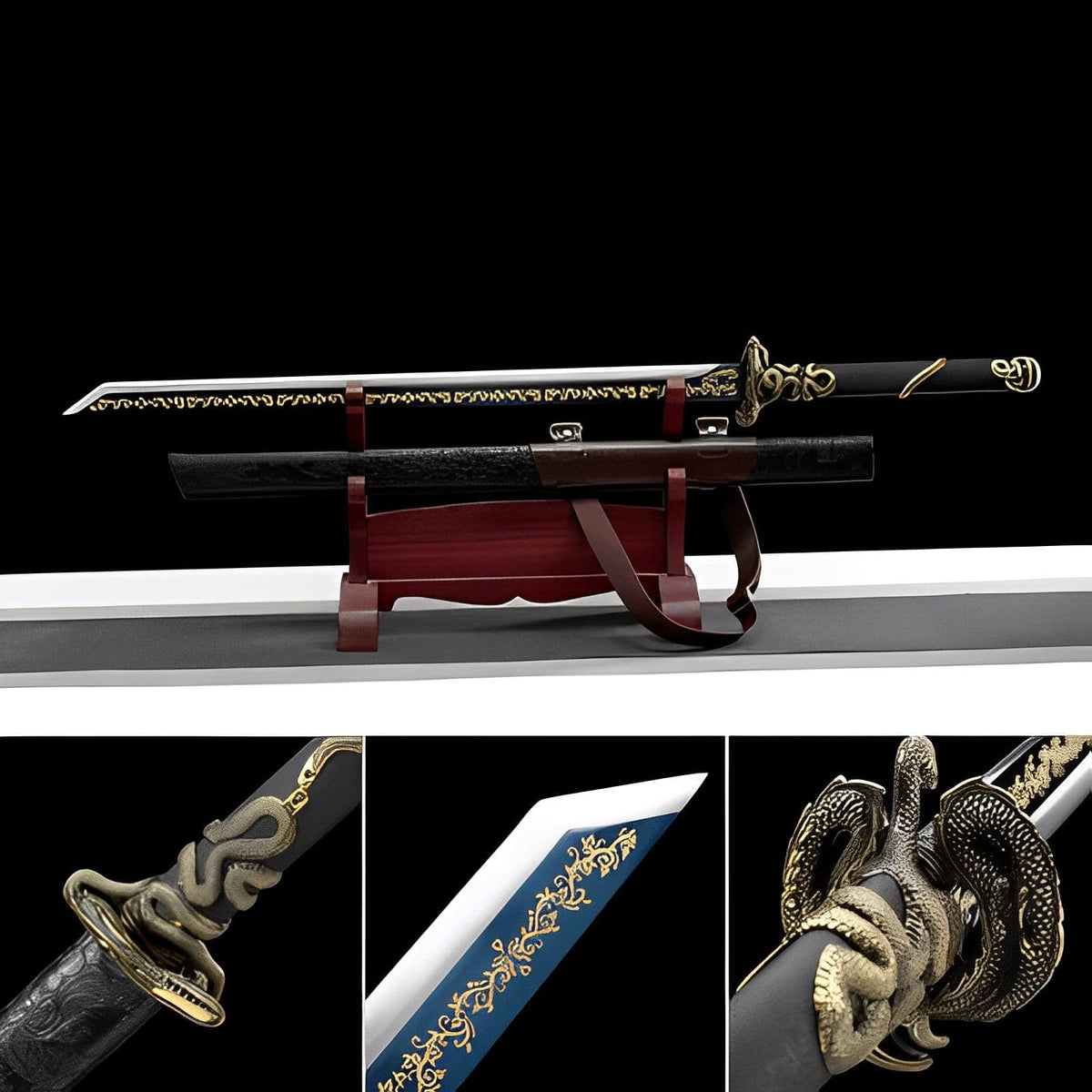 Handmade Devil Snake Chop Chinese Sword - Tophatter Daily Deals