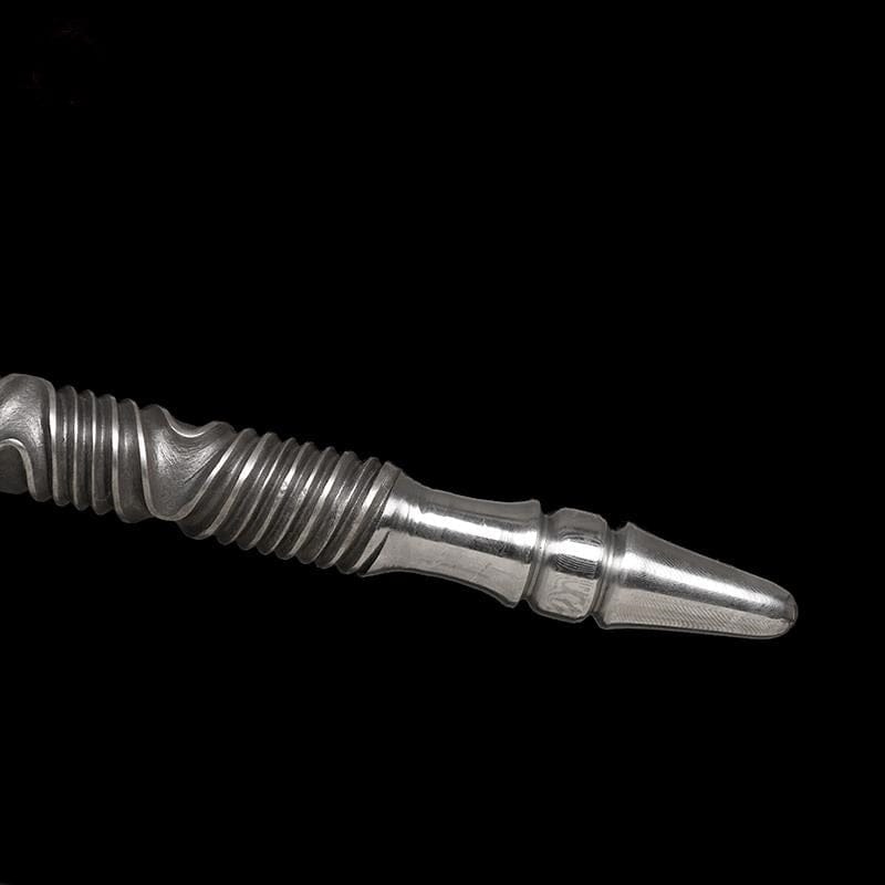 Handmade Dragon Chant Pattern Steel One-piece forging - Tophatter Daily Deals