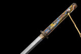 Handmade Dragon Flame 608 Pattern Steel Tang Sword - Tophatter Daily Deals
