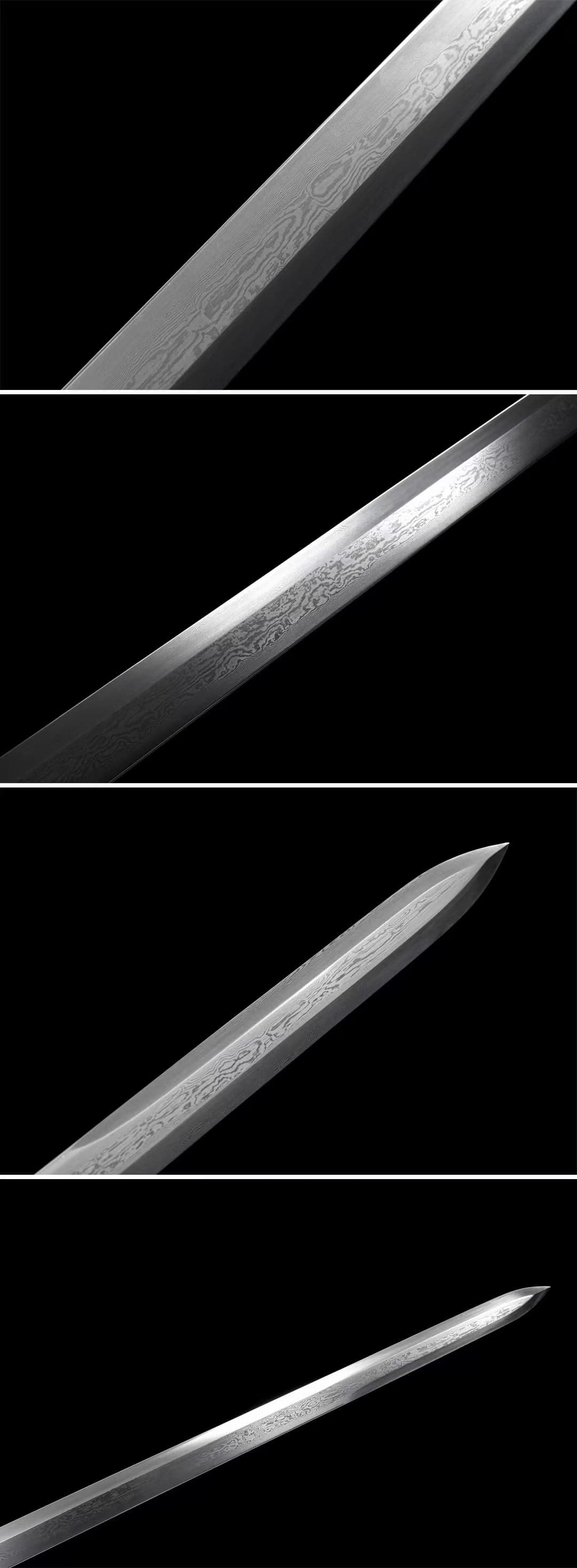 Handmade Dragon Flame 608 Pattern Steel Tang Sword - Tophatter Daily Deals