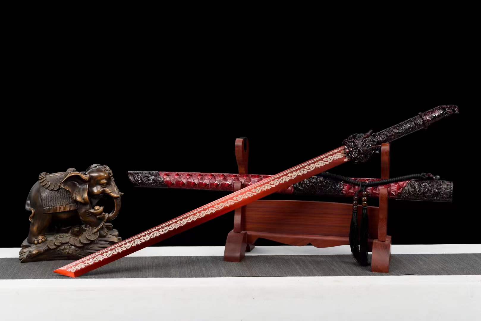 Handmade Dragon King Battle Blade With Exclusive mold opening - Tophatter Daily Deals