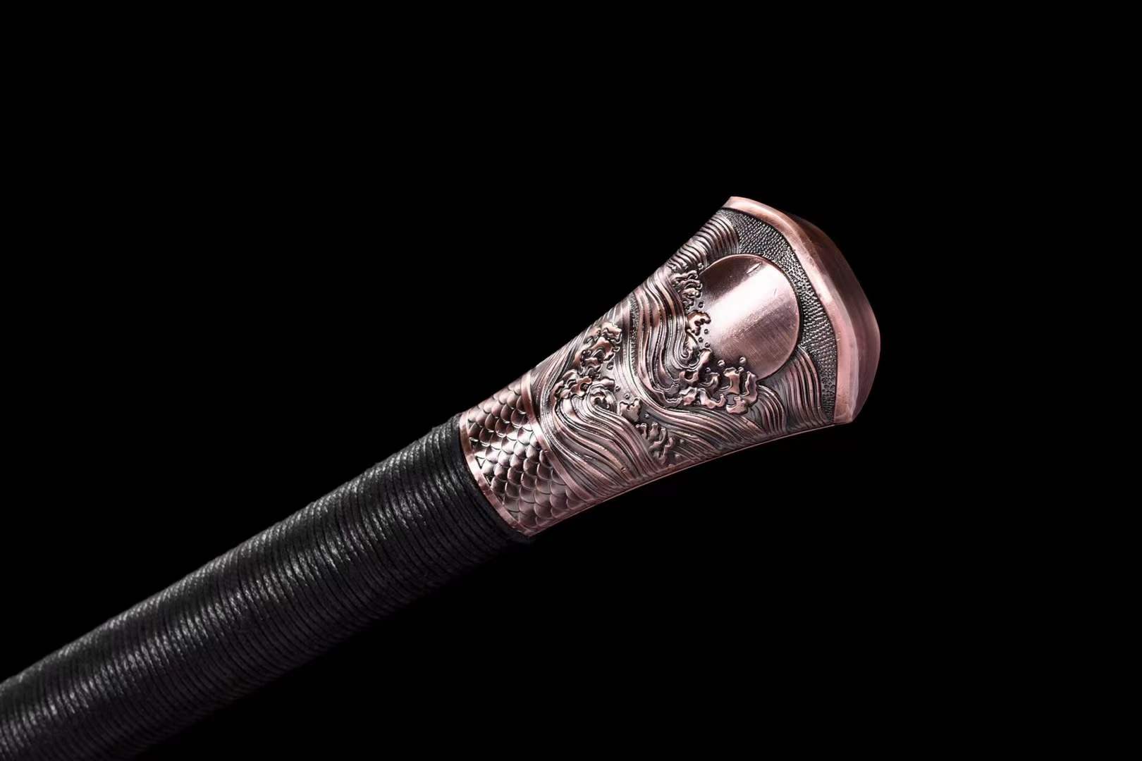 Handmade Dragon Scale Chinese Sword With Gold - Tophatter Daily Deals