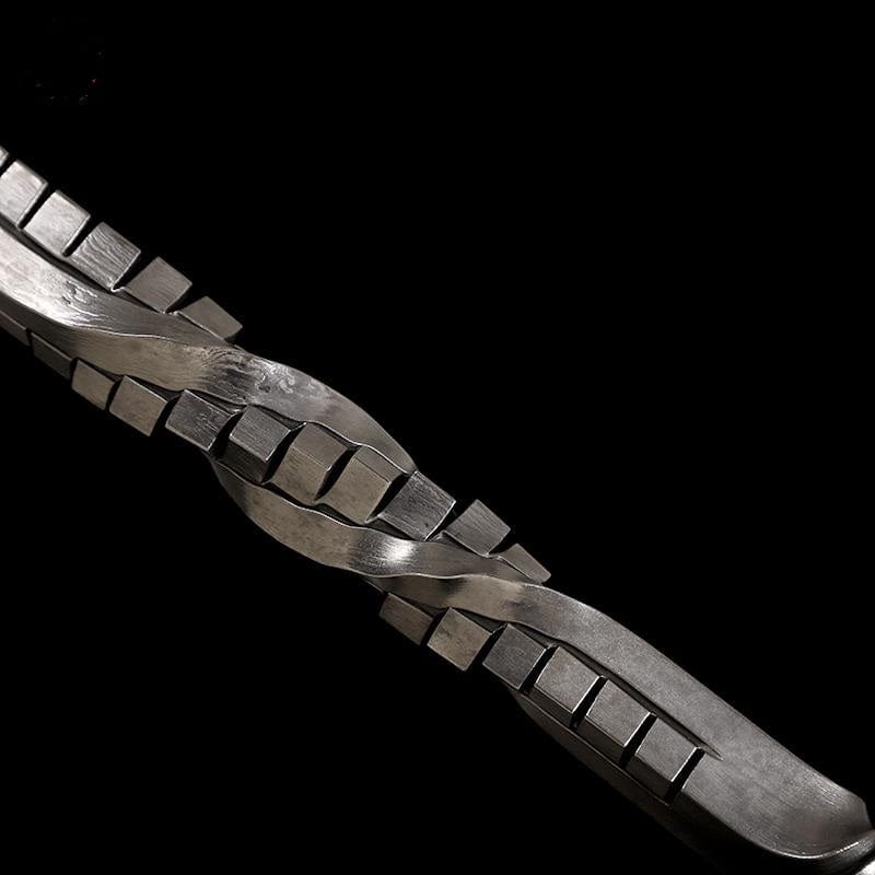 Handmade Dragon Scale Gun Pattern Steel One-piece forging - Tophatter Daily Deals