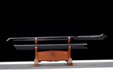 Handmade Dragon Slayer Manganese Steel Chinese Sword With Black Blade - Tophatter Daily Deals