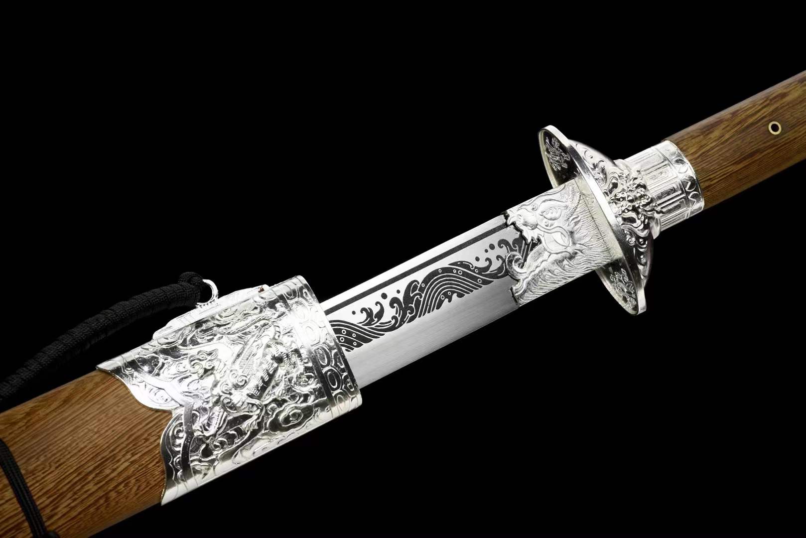Handmade Dragon & Tiger Treasure Sword - Tophatter Daily Deals