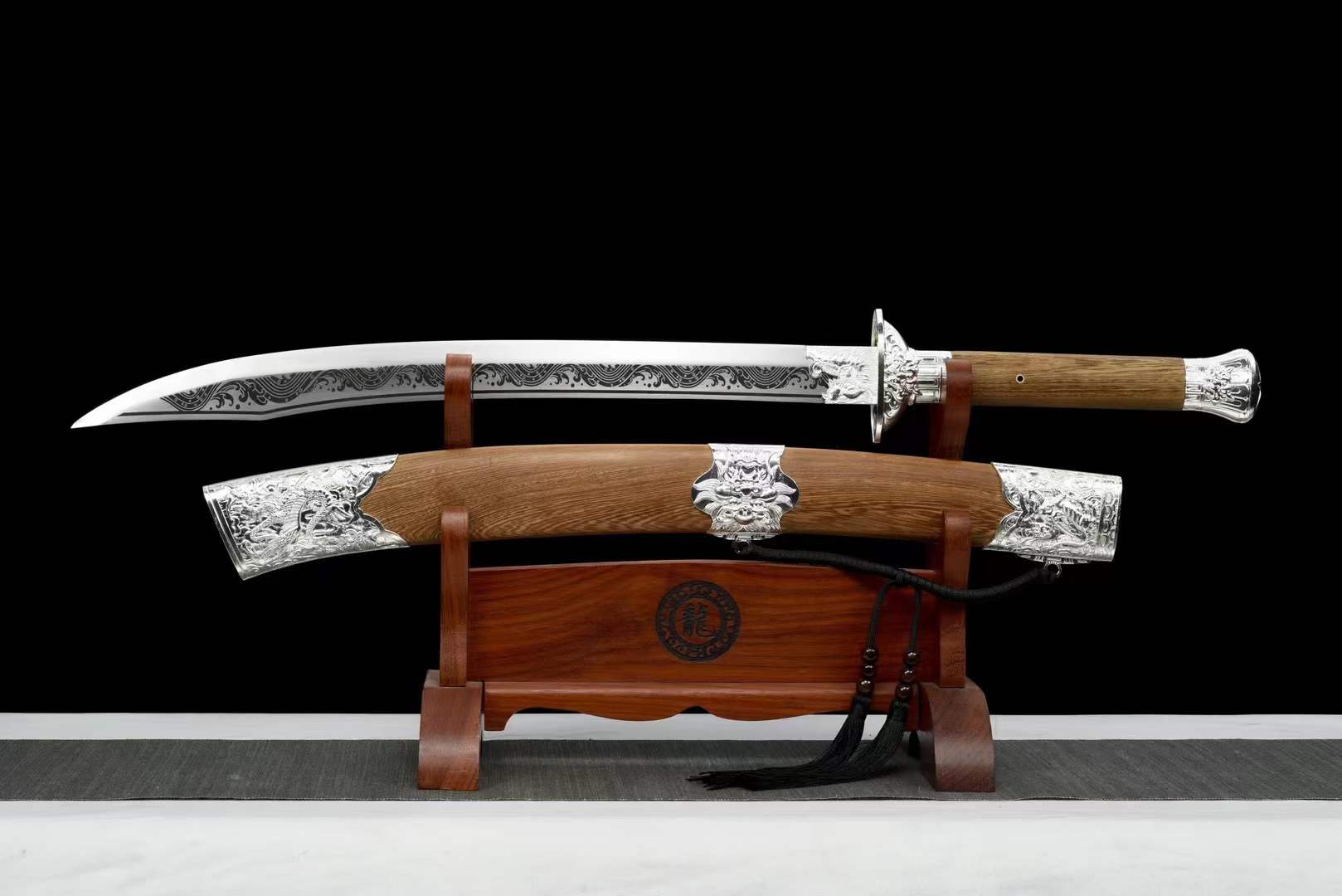 Handmade Dragon & Tiger Treasure Sword - Tophatter Daily Deals