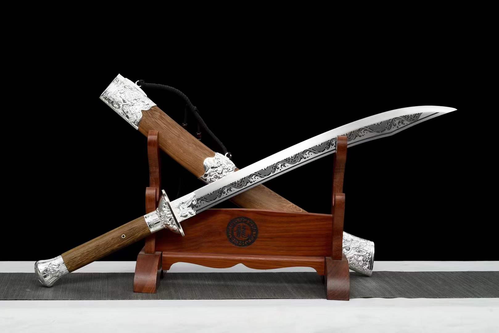 Handmade Dragon & Tiger Treasure Sword - Tophatter Daily Deals