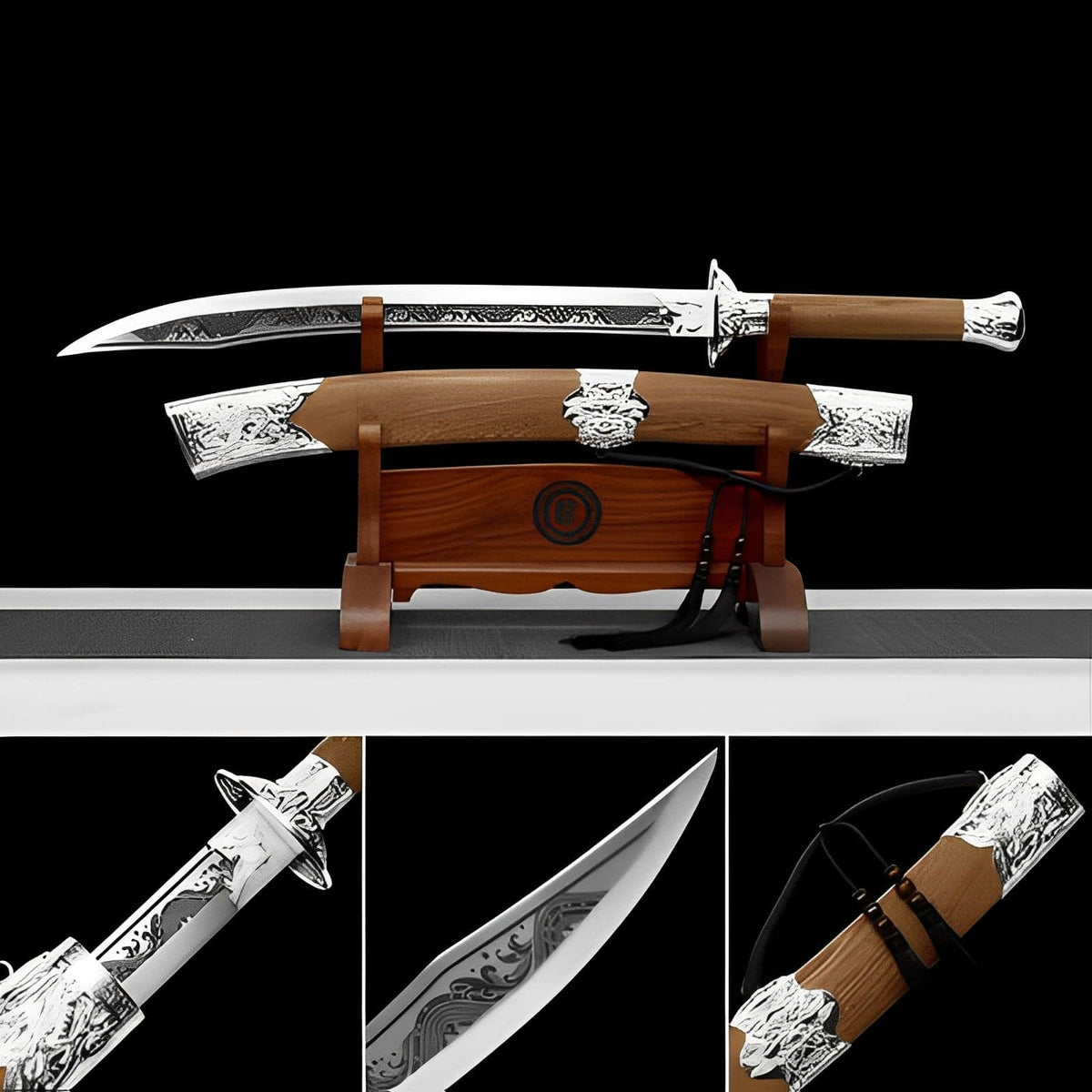 Handmade Dragon & Tiger Treasure Sword - Tophatter Daily Deals