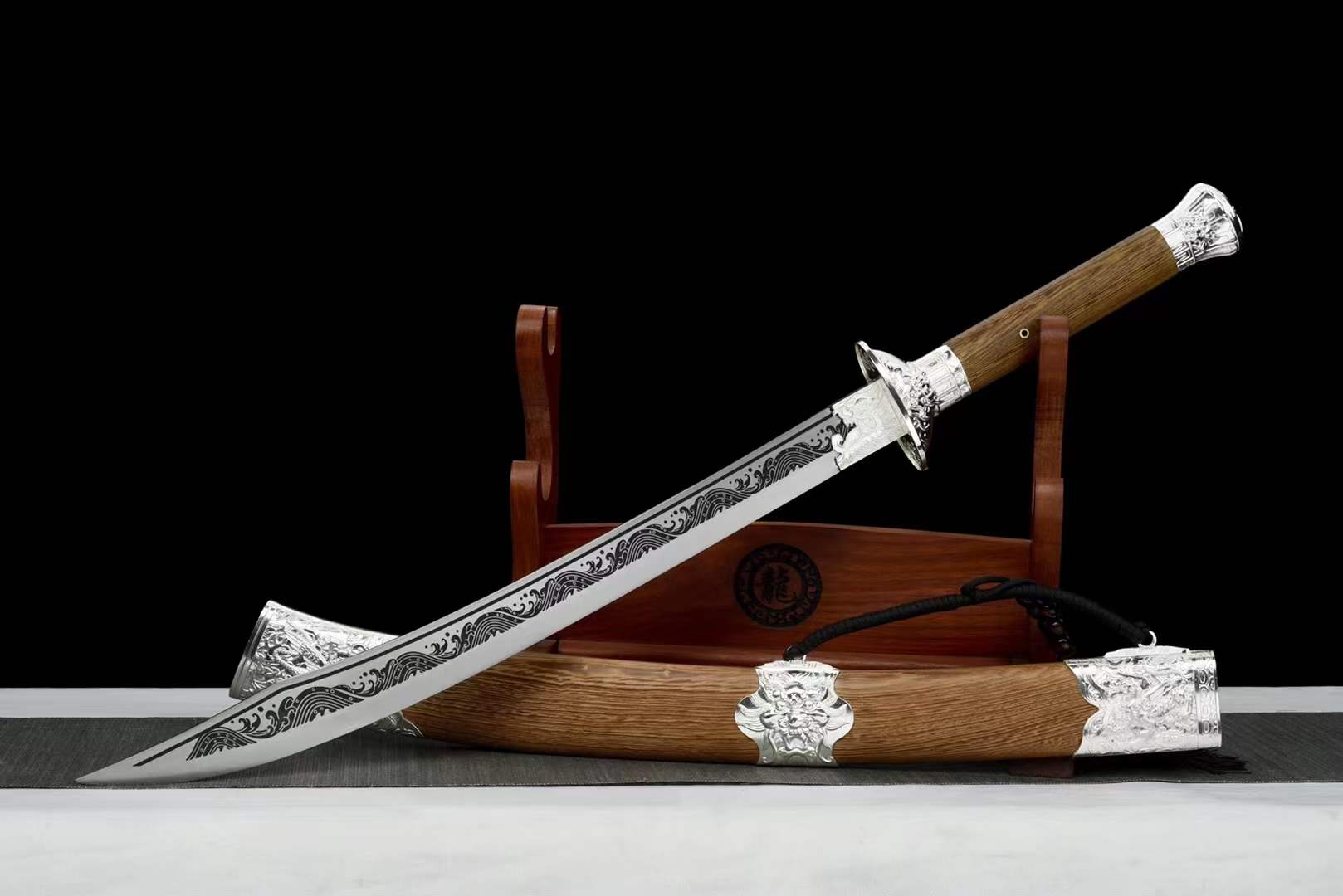 Handmade Dragon & Tiger Treasure Sword - Tophatter Daily Deals