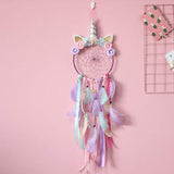 Handmade Feather Dream Catcher Wall Hanging Decoration Furniture & Decor - Tophatter Daily Deals