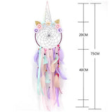 Handmade Feather Dream Catcher Wall Hanging Decoration Furniture & Decor - Tophatter Daily Deals