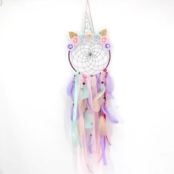 Handmade Feather Dream Catcher Wall Hanging Decoration Furniture & Decor - Tophatter Daily Deals