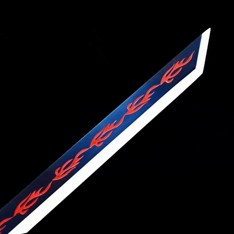 Handmade Flame-Eating Wolf Fury Manganese Steel Chinese Sword - Tophatter Daily Deals