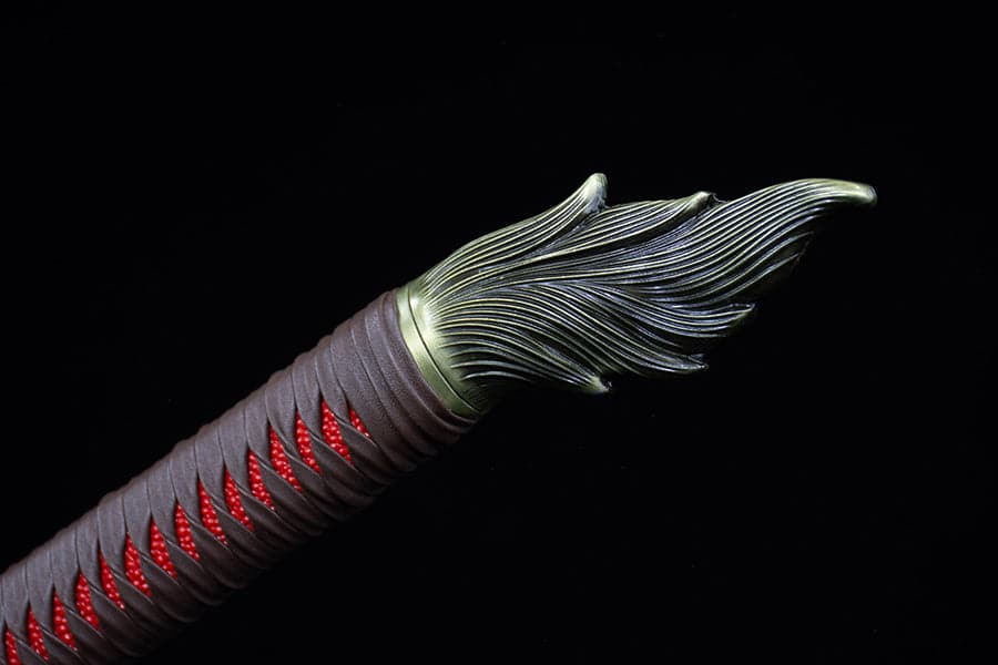 Handmade High Carbon Steel Flowing Shadow Chinese Sword With Red Blade - Tophatter Daily Deals