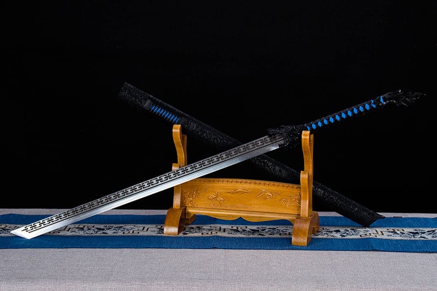 Handmade High Manganese Steel Devil Wolf Tang Sword - Tophatter Daily Deals