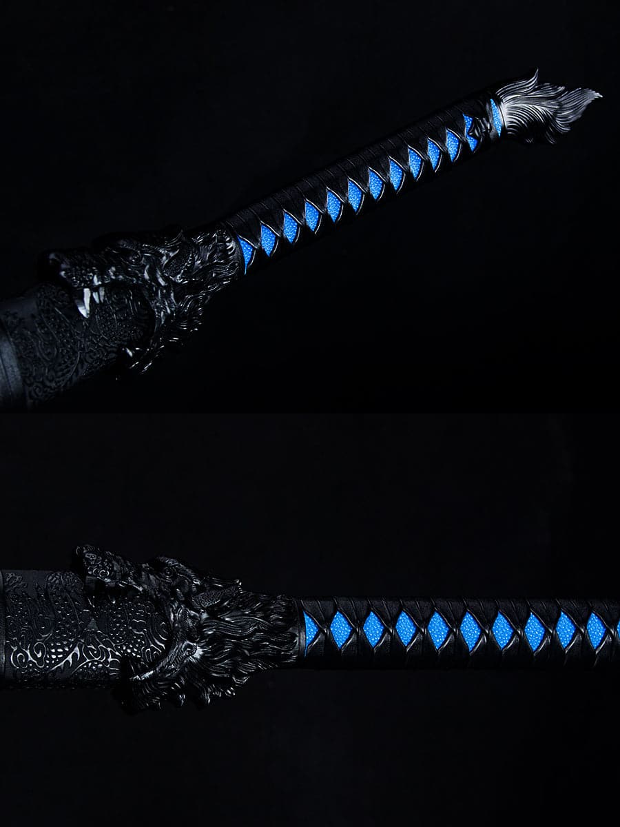 Handmade High Manganese Steel Devil Wolf Tang Sword - Tophatter Daily Deals