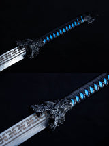 Handmade High Manganese Steel Devil Wolf Tang Sword - Tophatter Daily Deals