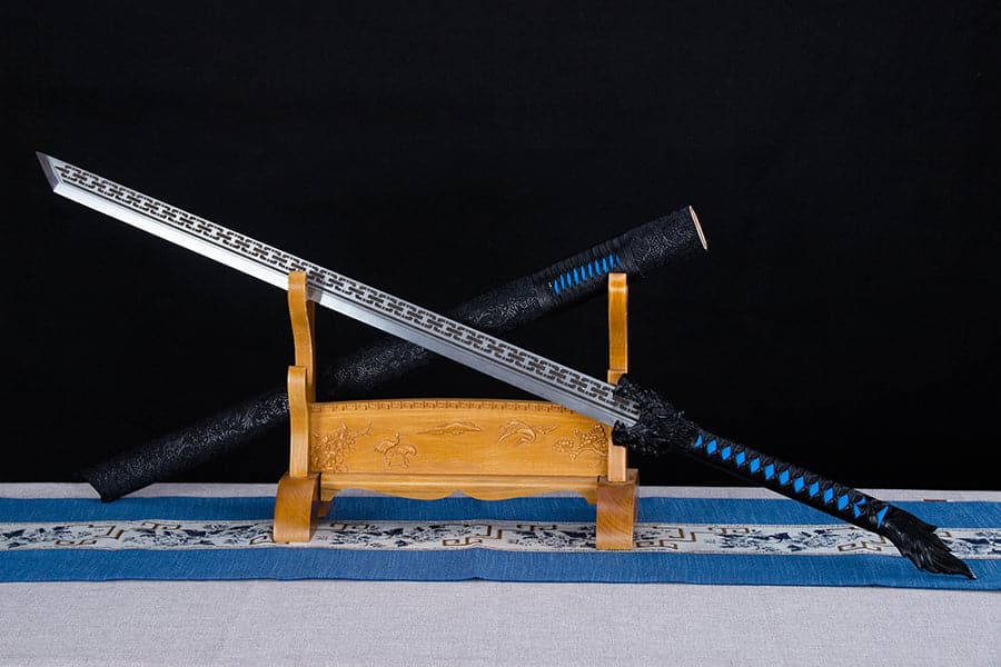 Handmade High Manganese Steel Devil Wolf Tang Sword - Tophatter Daily Deals