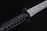 Handmade High Manganese Steel Ink Dragon Chinese Sword With black Sheath - Tophatter Daily Deals