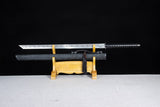 Handmade High Manganese Steel Ink Dragon Chinese Sword With black Sheath - Tophatter Daily Deals