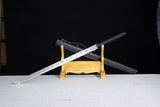 Handmade High Manganese Steel Ink Dragon Chinese Sword With black Sheath - Tophatter Daily Deals